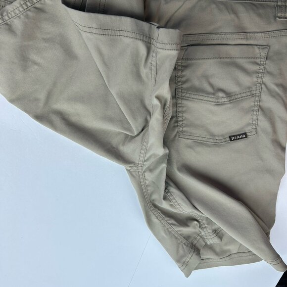 Prana Brion Shorts Men's 38x9 Tan Hiking Outdoor 5 Pocket Flat Front Stretch - Picture 10 of 10